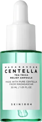 SKIN1004 Ser calmant cu Tea Tree pentru pielea cu probleme Madagascar Centella (Tea-Trica Relief Ampoule) 30 ml