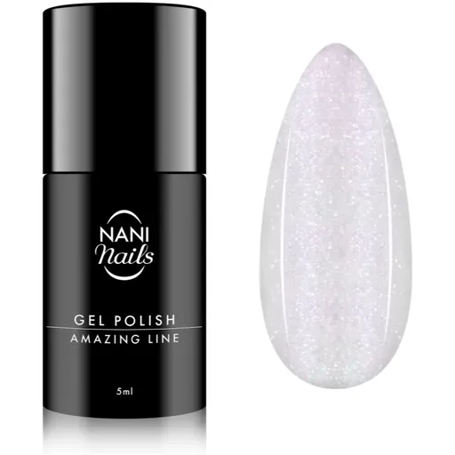NaniNails NANI Amazing Line lac de unghii sub forma de gel culoare Moon Pearl 5 ml