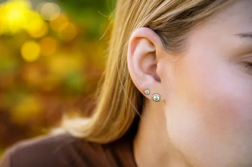 Agato Cercei eleganți tip stud din argint AGT-E057PW 0,5 cm