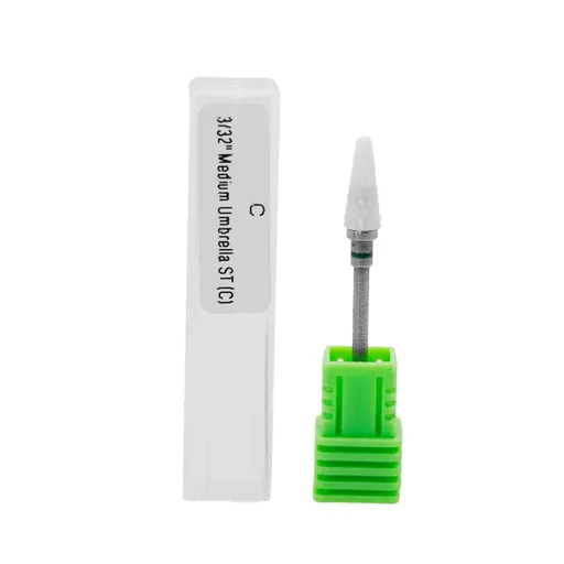 Bit (Cap) Freza Unghii Ceramica Forma Con C Medium Umbrella ST(c), Briu Verde