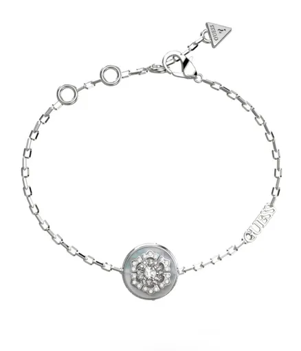 Guess Brățară fermecătoare din oțel La Fleur JUBB04549JWRH 14.5 cm