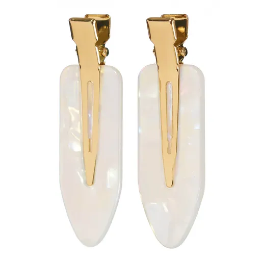 Clips par alb 2 set Oranjollie