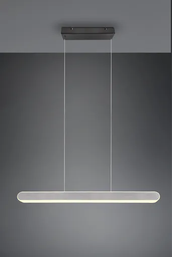 Lustra Helios, TRIO, 130x150 cm, 48W, 1x SMD, metal, argintiu lucios
