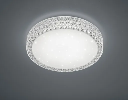 Plafoniera Pegasus, RL, 39.6x8.6 cm, 24W, 1x SMD, acril, alb