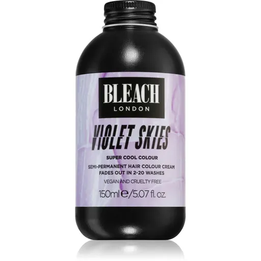 Bleach London Super Cool vopsea de păr semipermanentă culoare Violet Skies 150 ml