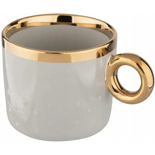 Cană din porțelan Altom Palazzo dots 350 ml,Sage