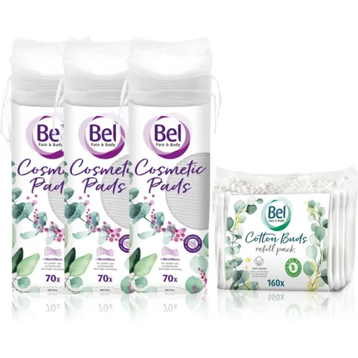 Bel Face & Body Cosmetic Pads + Cotton Buds ambalaj economic