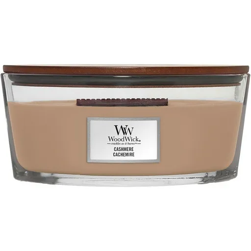 Lumânare parfumată WoodWick Cashmere, 453 g