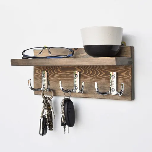 Raft de perete, Hanah Home, Aa031, 30x13x11 cm, Maro