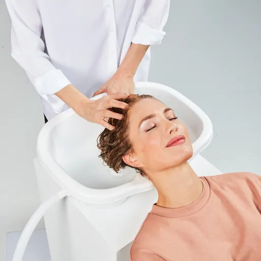 Chiuvetă mobilă pentru spălat părul