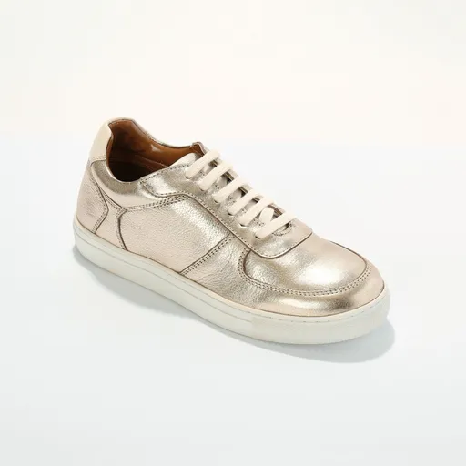 Adidași din piele cu șireturi