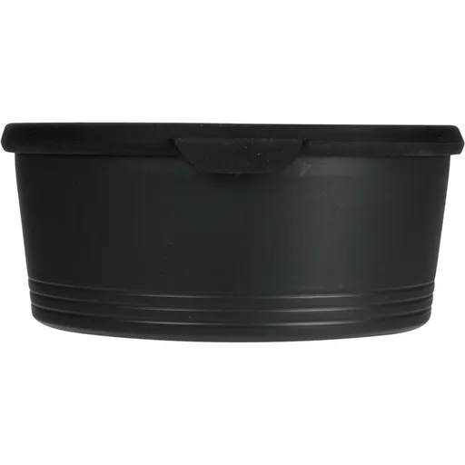 Set de caserole din plastic EH 3 buc, antracit, antracit