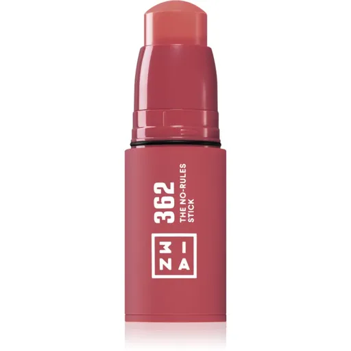 3INA The No-Rules Stick dermatograf multifuncțional pentru ochi, buze și obraji culoare 362 - Pink 5 g