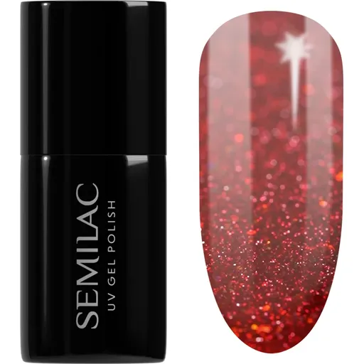 Semilac UV Hybrid Winter Collection unghii cu gel folosind UV / lampă cu LED culoare 609 Snow Berries 7 ml