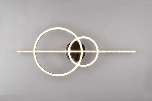 Plafoniera Montilla, TRIO, 100x40x12.5 cm, 54W, 1x SMD, metal, argintiu