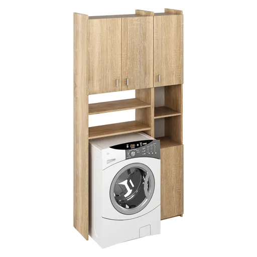 Dulap deasupra mașinii de spălat MIRALI, stejar sonoma, maro deschis