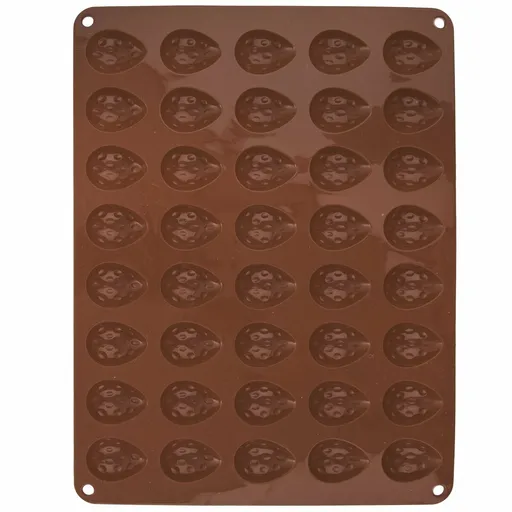 Formă de nuci din silicon Orion 40 , maro, maro