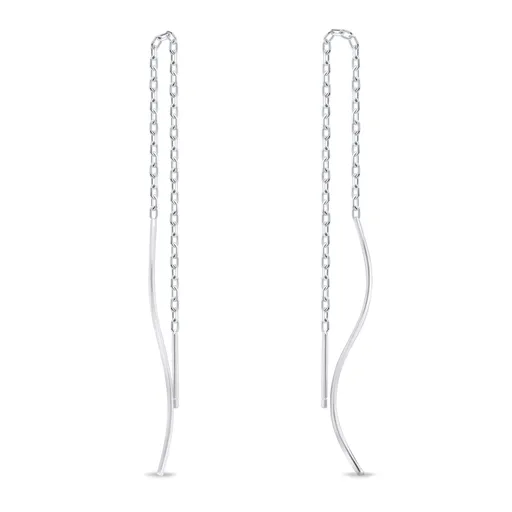 Brilio Silver Cercei lănțișoare lungi EA697W
