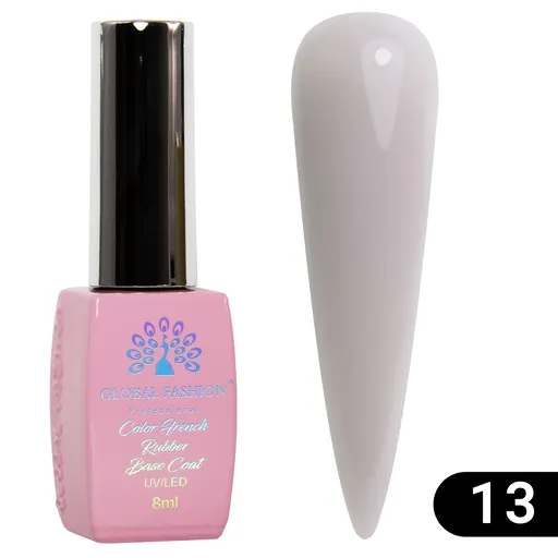 Base Coat, Color French 8 ml, 13 Gri, TPO Free
