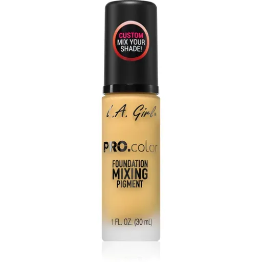 L.A. Girl Cosmetics PRO. Color baza de machiaj pentru uniformizarea nuantei tenului culoare Yellow 30 ml