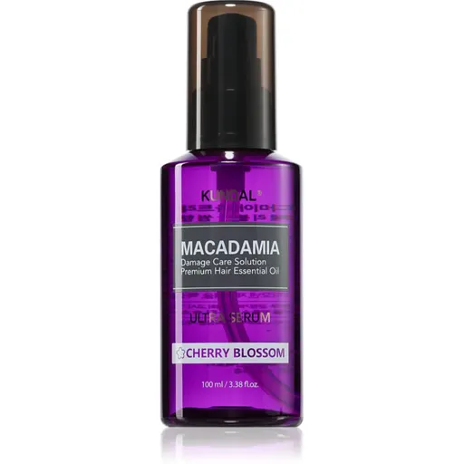 KUNDAL Macadamia Ultra Serum Cherry Blossom ser ulei regenerator pentru par deteriorat 100 ml