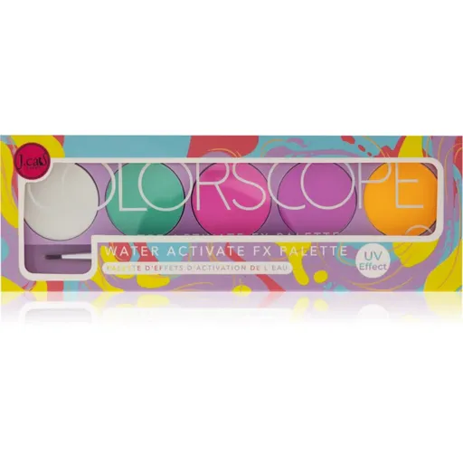 J.Cat Beauty ColorScope paletă de farduri pentru obraji cu pensula culoare 102 Bright 5 g