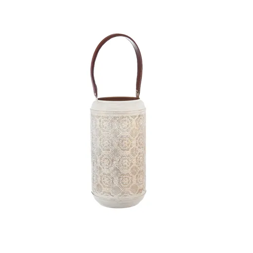 InDecor Sfeșnic metalic Mandala bej, 19 x 19 x 38cm, M