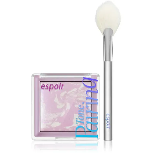 espoir Tone Pairing Highlighter agent de strălucire pe zona feței și a ochilor cu pensulă culoare Aurora 9.6 g