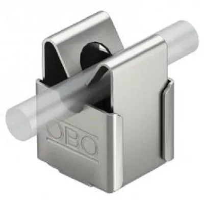 Suport conductor pentru Rd 8 mm, trecere 5 mm Obo 5207339