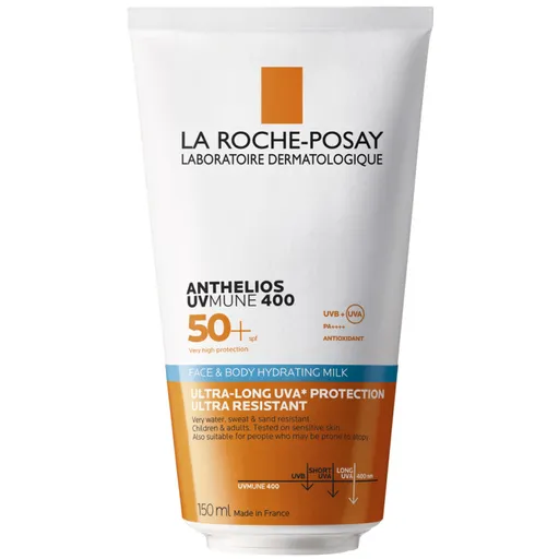 La Roche Posay Loțiune hidratantă de protecție solară Anthelios UVMune 400 (Face & Body Hydrating Milk) 150 ml