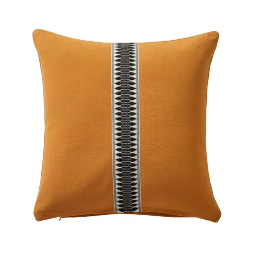 Pernă cu împletitură contrastantă