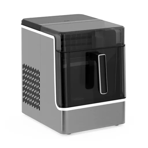 Klarstein Ice Lux mașină de făcut cuburi de gheață, Oțel inoxidabil, 23kg/24h, Auto-curățare