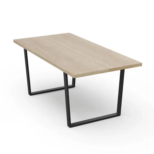 Blumfeldt Set de sufragerie Bearsdon, blat de masă și picioare de masă din metal, stil industrial, stabil, modern