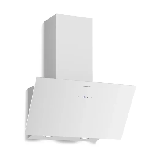 Klarstein Hota înclinată Laurel | mod de evacuare și recirculare a aerului | sticlă de siguranță | 417 m³/h | 60 cm