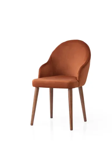 Set scaune 2 piese, Hanah Home, Coco, Caramiziu