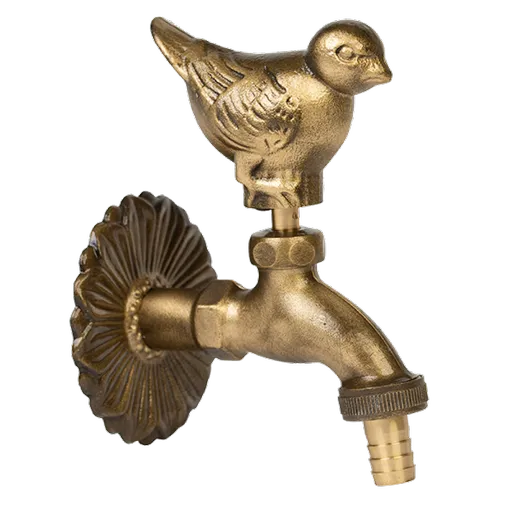 Robinet decorativ 1/2", dublu serviciu din alama si finisaj Porumbel