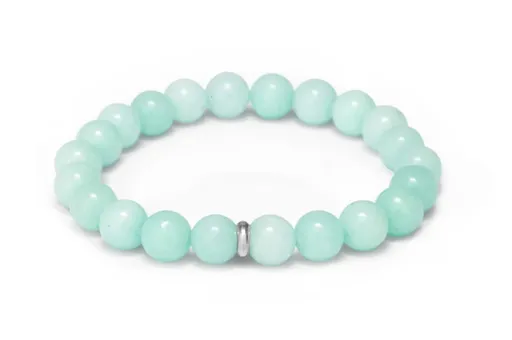 Agato Brățară din mărgele de jad MINK143/17