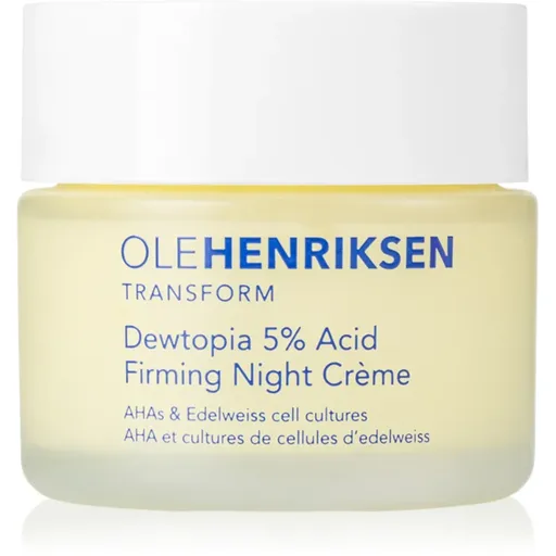 OLEHENRIKSEN Transform Dewtopia 5% Acid Firming Night Crème crema de noapte pentru fermitate Cu AHA Acizi 50 ml