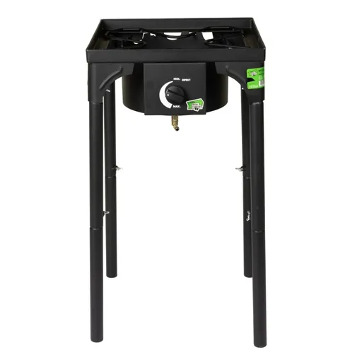 Pirostrie patrata , putere termica 6kW, 1 arzator, inaltime ajustabila 72/42 cm, Micul Fermier