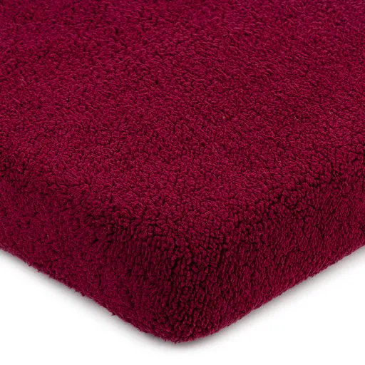 Cearşaf de pat 4Home din imitaţie de lână, burgund, vișiniu, 180 x 200 cm