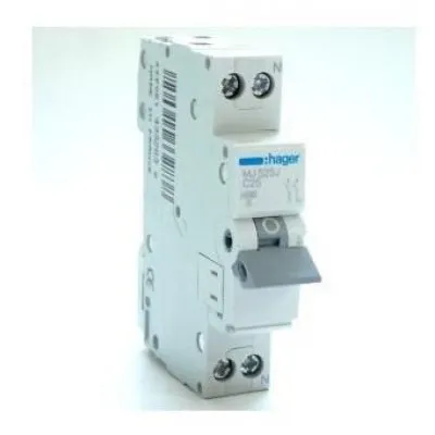 Siguranta automata 1P+N 6A Hager MJ506J