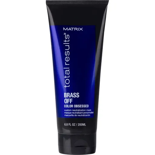 Masca de Par Neutralizatoare pentru Tonuri de Galben Matrix Total Results Brass Off Masca 200 ml