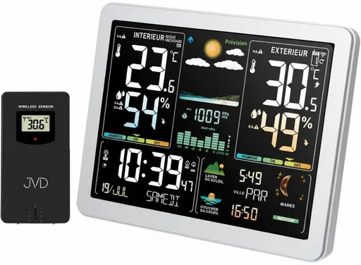 JVD Stație meteorologică cu control radio RB3568