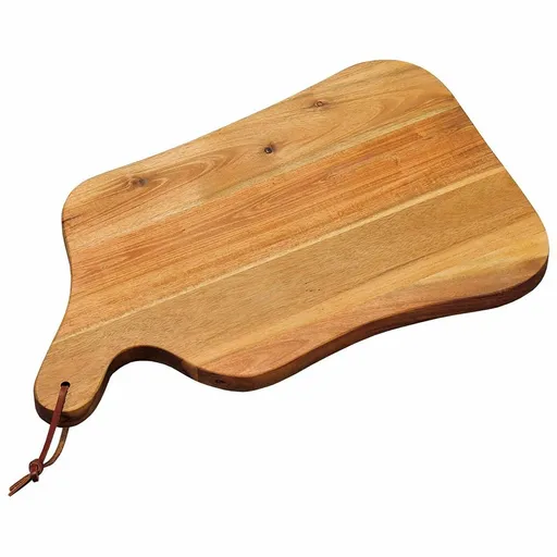 Kesper 28611 Tăietor și platou de servire din lemnde salcâm, 37,5 x 23 x 1,5 cm