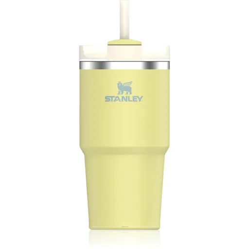 Stanley Quencher H2.O FlowState™ Tumbler pahar din oțel inoxidabil cu pai mic Pomelo 600 ml