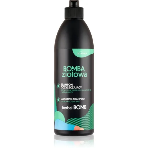 Joanna Herbal Bomb Cleansing Shampoo curatarea profunda a scalpului pentru par si scalp gras 500 ml
