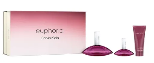 Calvin Klein Euphoria - EDP 100 ml + EDP 30 ml + loțiune de corp 100 ml
