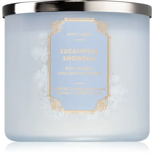 Bath & Body Works Eucalyptus Snowfall lumânare parfumată 411 g