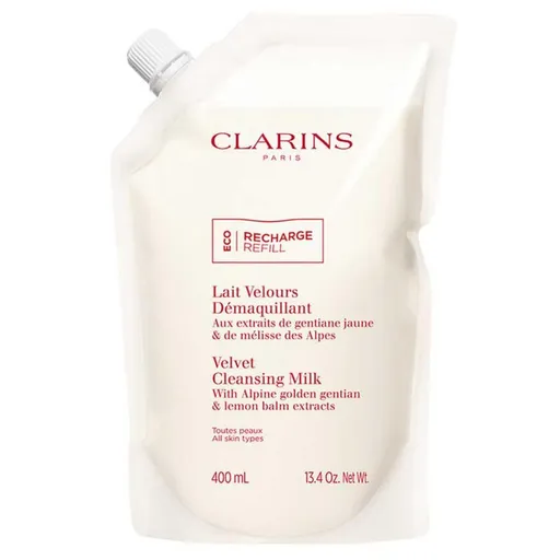 Clarins Lapte demachiant catifea (Velvet Cleansing Milk) 400 ml - umplere de rezervă
