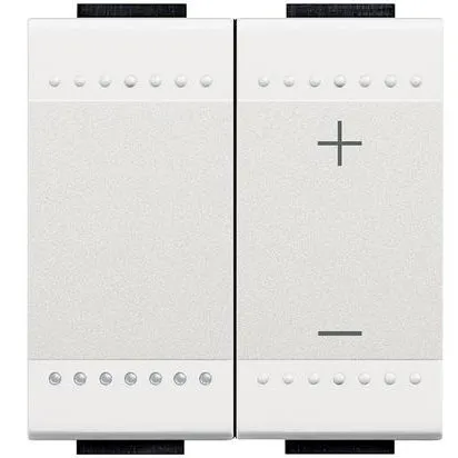 Variator cu comanda tactila 300/600W Living Light Bticino N4408N, alb